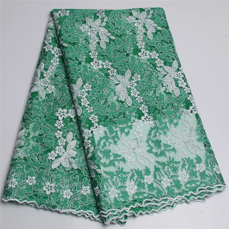 

High quality Stones african tulle lace fabric.african french net lace fabric for wedding dress.Best selling Guipure Lace Fabric
