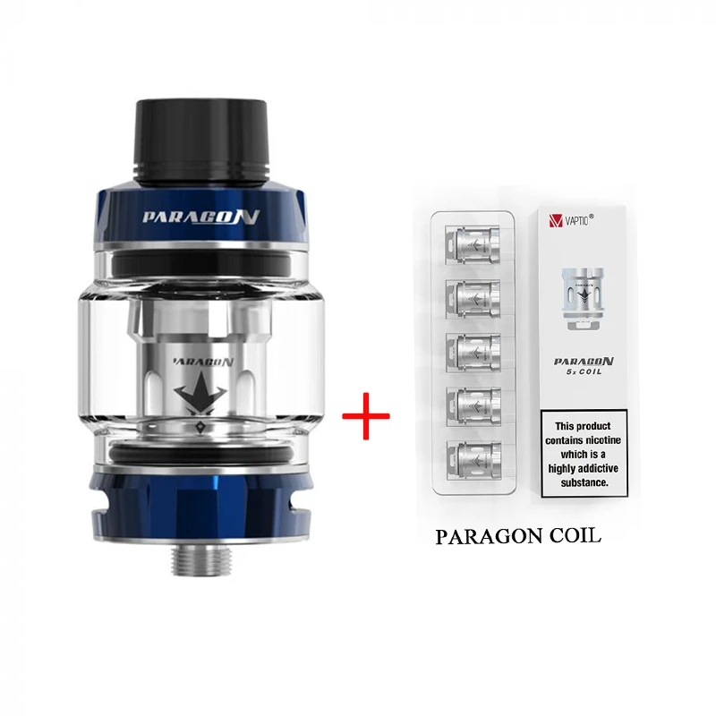 Оригинальный атомайзер VAPTIO PARAGON с 0 15 Ом 2 сетчатая полоса двойные испарители Paragon