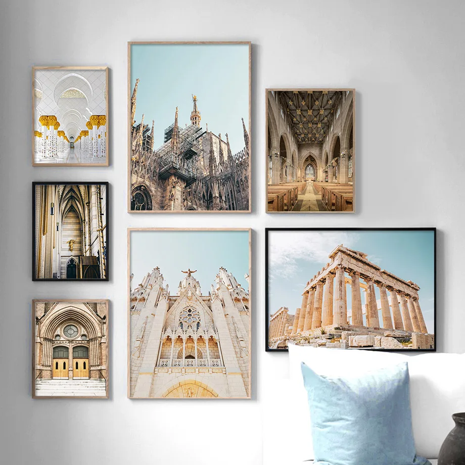 

Картина на холсте с пейзажем мира, скандинавские постеры и принты, настенные картины для гостиной, без рамки