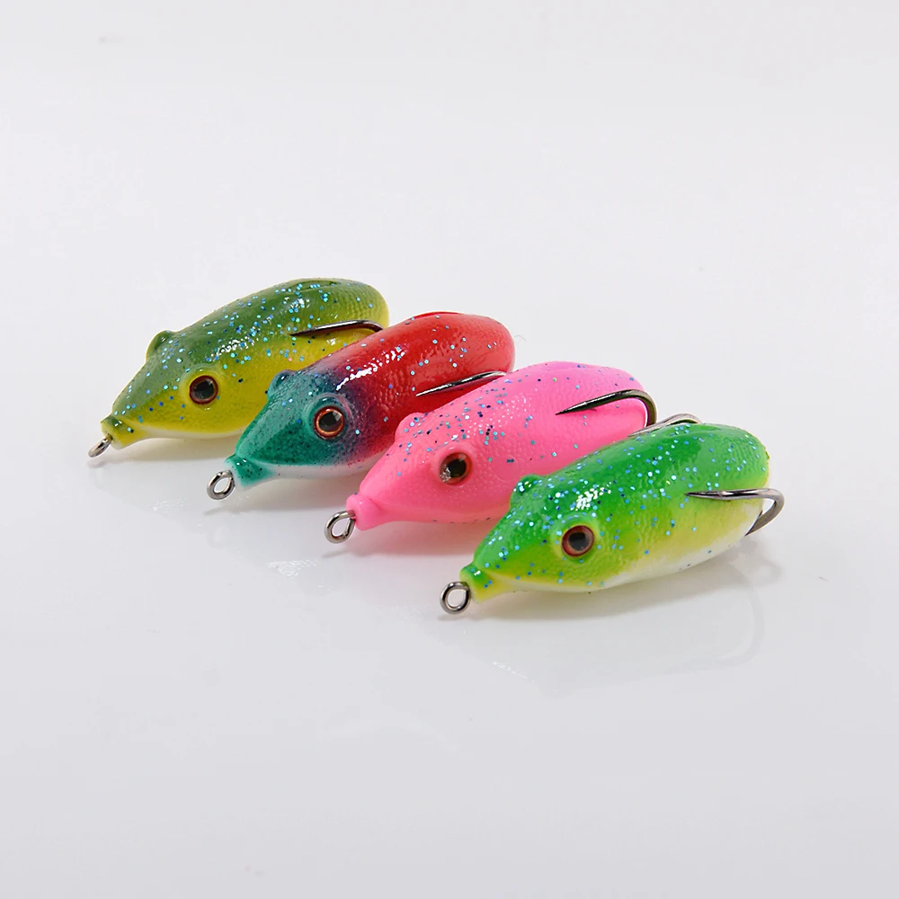 Топвотер лягушка рыболовные приманки искусственные гольян Кривошип мягкие для