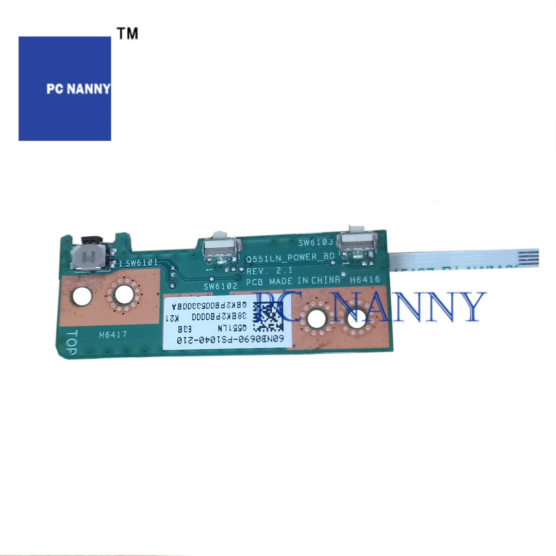 

Плата питания PCNANNY для ASUS Q551 Q551L Q551Ln