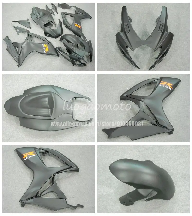 

Injection mold all gray Fairing kits for 2006 2007 SUZUKI GSXR600 750 K6 GSXR600 GSXR750 K6 06 07 Fairings kit bodywork