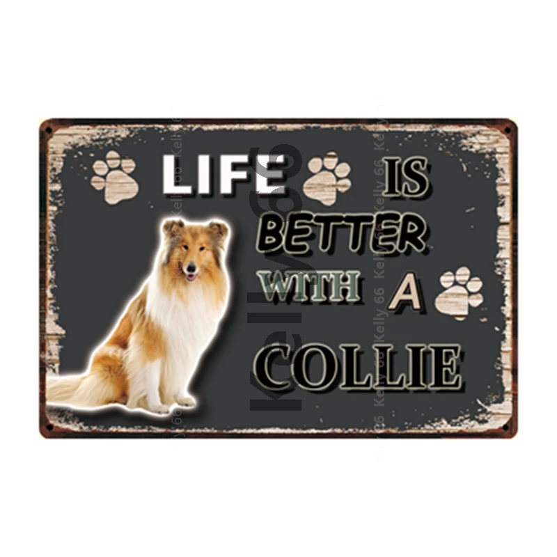 [Kelly66] ПЭТ Предупреждение собака правила лучше Лейкленд терьер колли