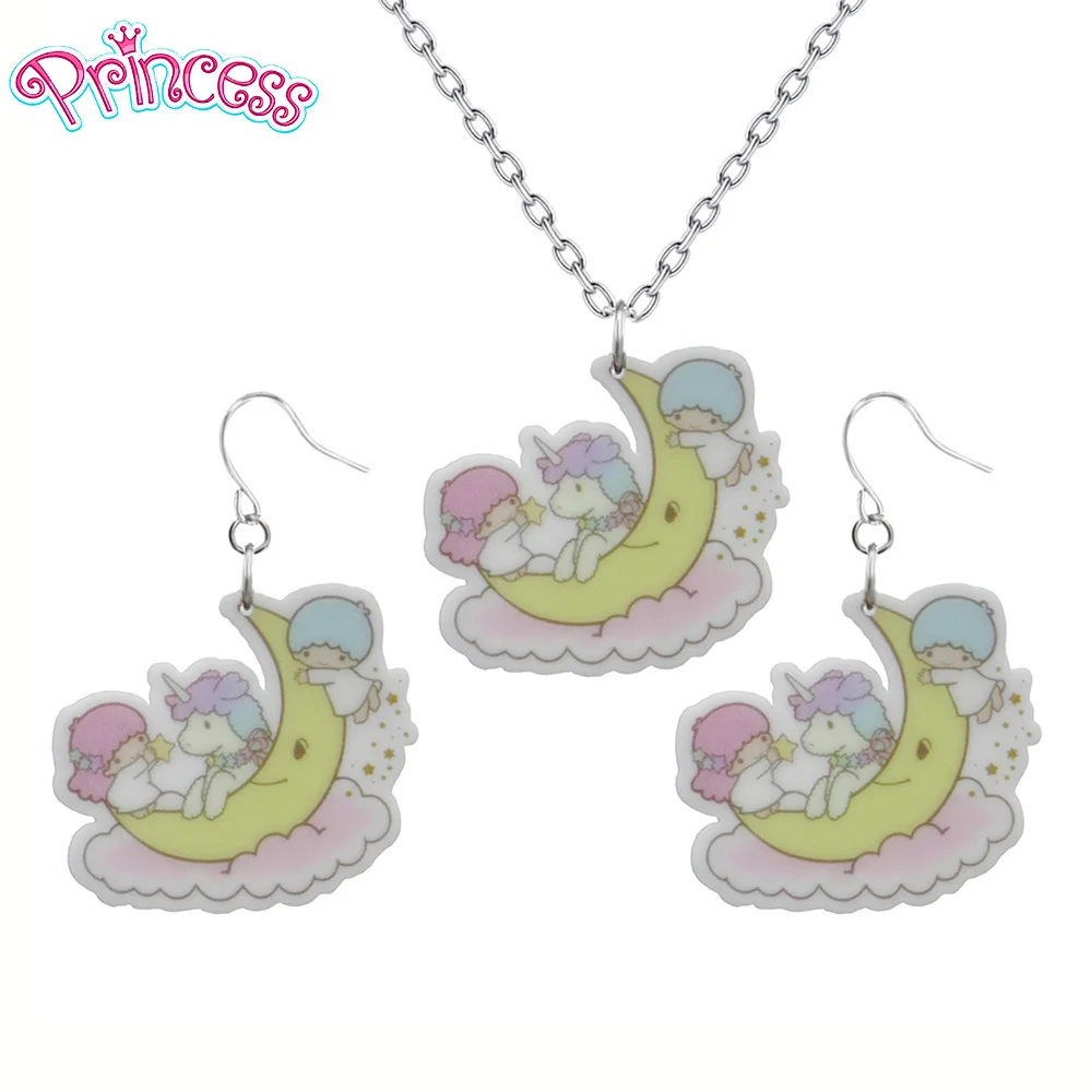 2019 модные Подарочные ювелирные изделия для девочек красивая луна подвеска