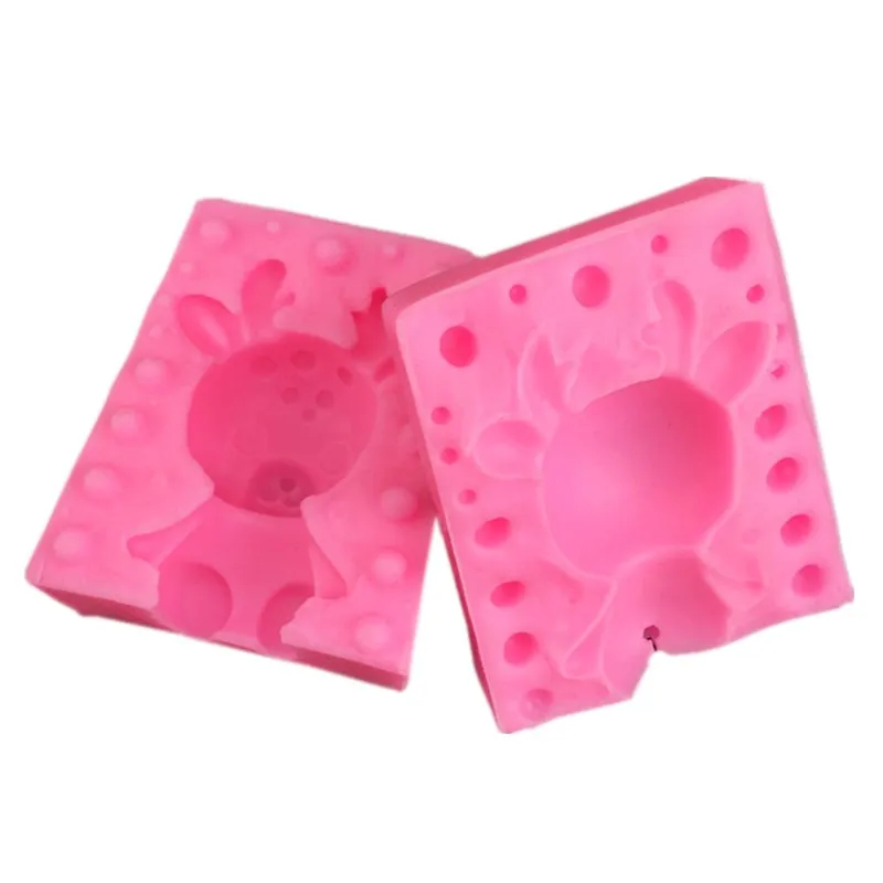 Силиконовая форма сделай сам в виде симпатичного мультяшного оленя Сика для