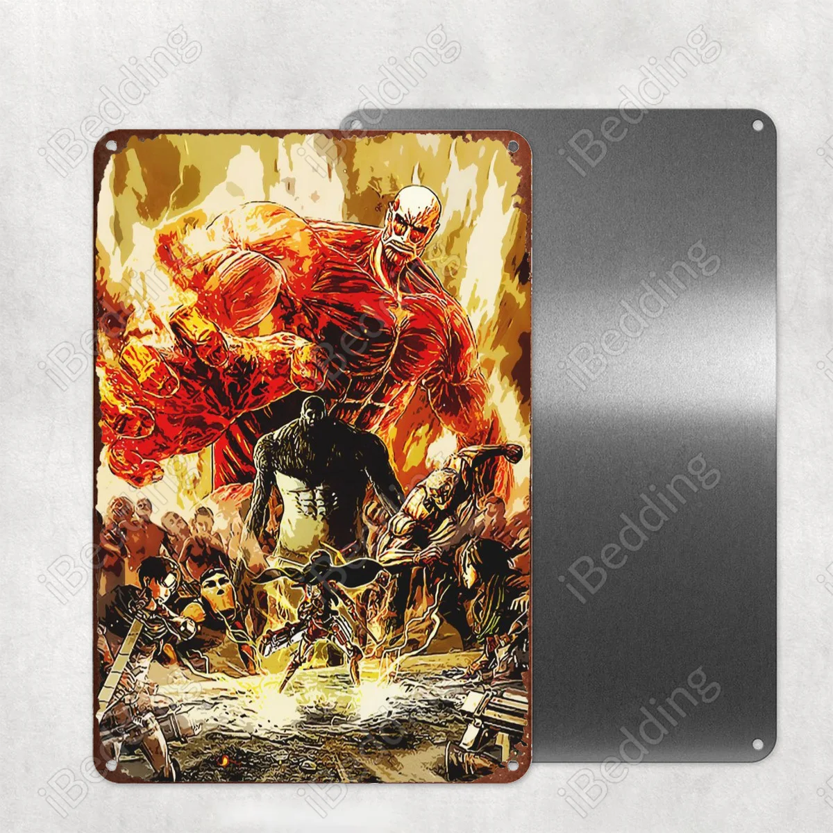 

Металлические знаки «атака на Титанов» 20 х0 см