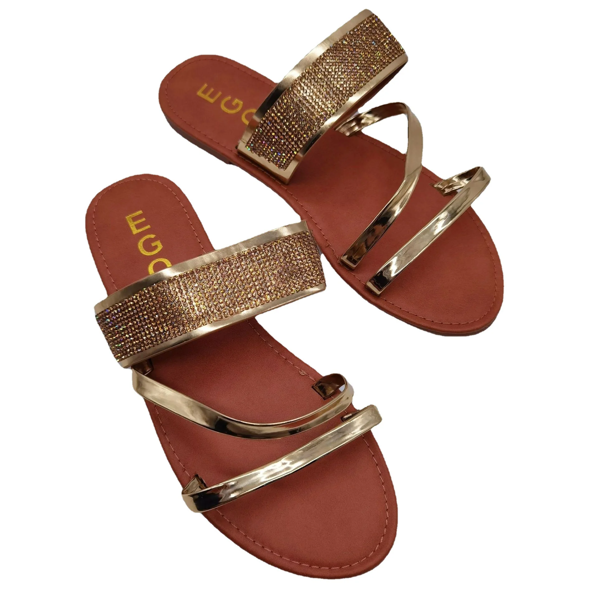 

2021 New Arrive Women Sandals Summer 2021 Female Shoes Woman High Quality Women Designer Women Slipper Flat Shoes Brand Shoes