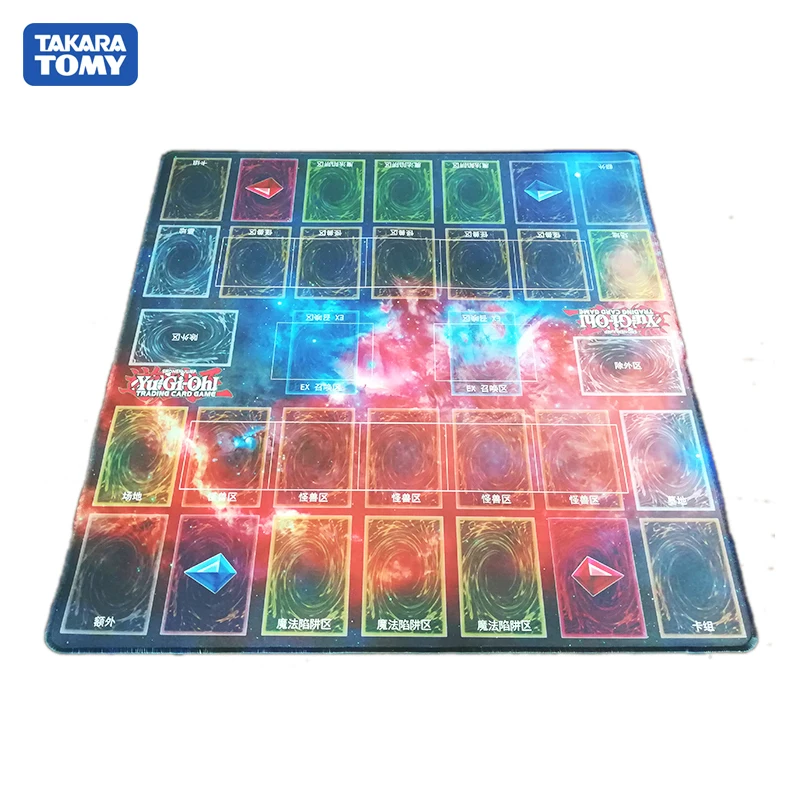 TAKARA TOMY 55*55 см YU GI OH Duel Masters игровой коврик четыре карты Группа поединок диск карта