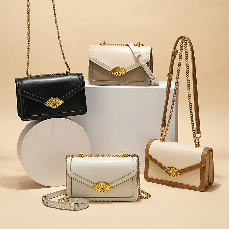 

Chain Small Bag Women Square Fashion Trend Color Matching Single Shoulder Messenger Bag Female Crossbody Bags