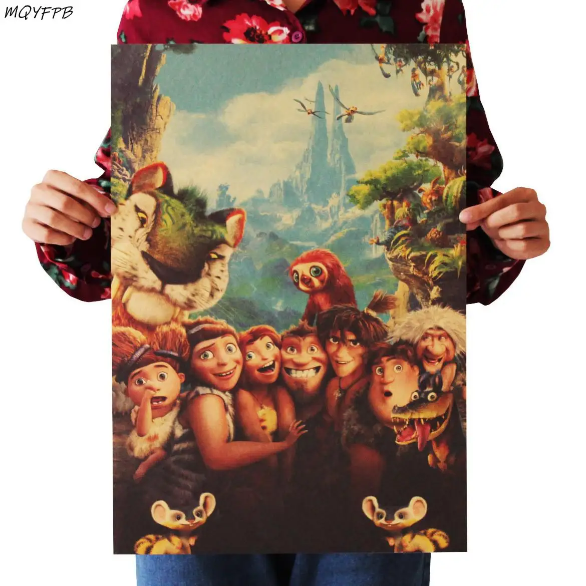 

Movie The Croods Kraft Paper Poster Home Wall Room Decoration Painting 50.5x35cm