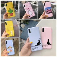 for samsung galaxy a01sm a015fds case couples cartoon painted silicone cover for samsung a01sm a015gds cases fundas 5 7