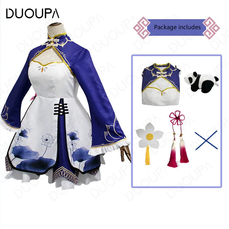 Аниме Re:zero Kara Ram Rem Косплей Костюм парик костюм на Хэллоуин платье горничной аниме