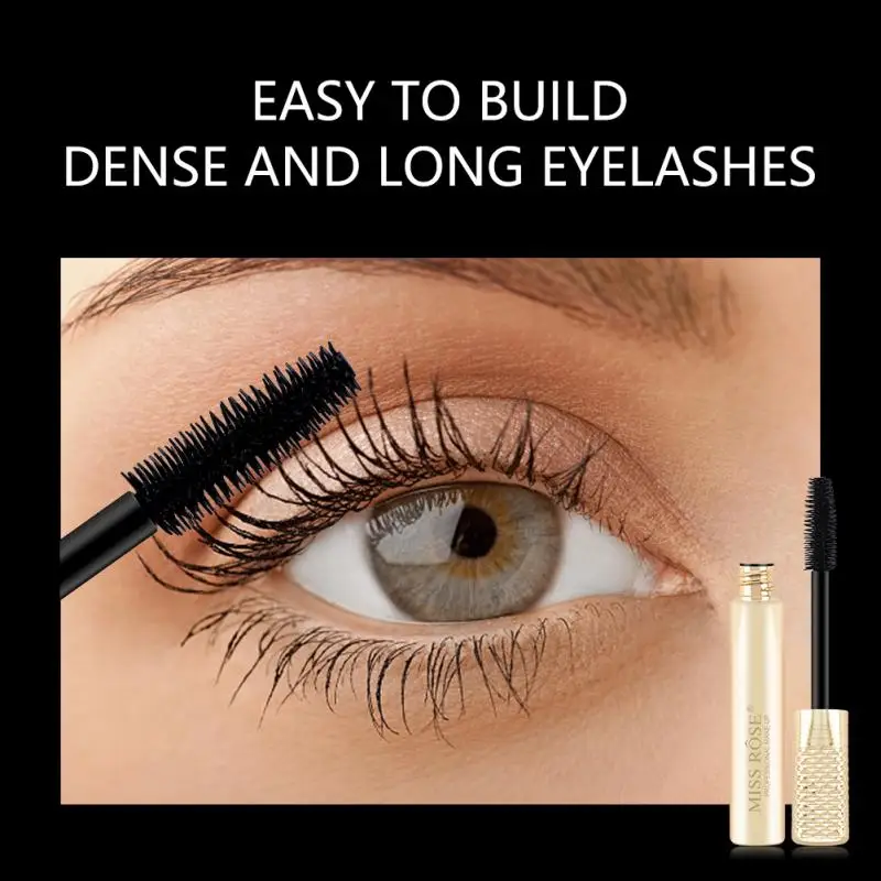 

Black Waterproof Mascara Thick Big Eyes Natural Curl Mascara Long Lasting Lengthening Eye Lash Extensions Cosmetics