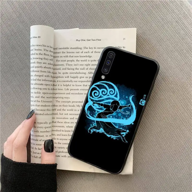 

The Last Airbender Black art Phone Case For Samsung galaxy S 9 10 20 A 10 21 30 31 40 50 51 71 s note 20 j 4 2018 plus