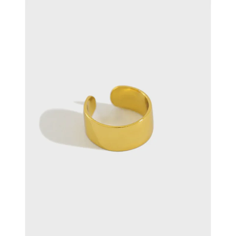 Женские сережки клипсы YPAY корейские простые серьги манжеты из 100% настоящего