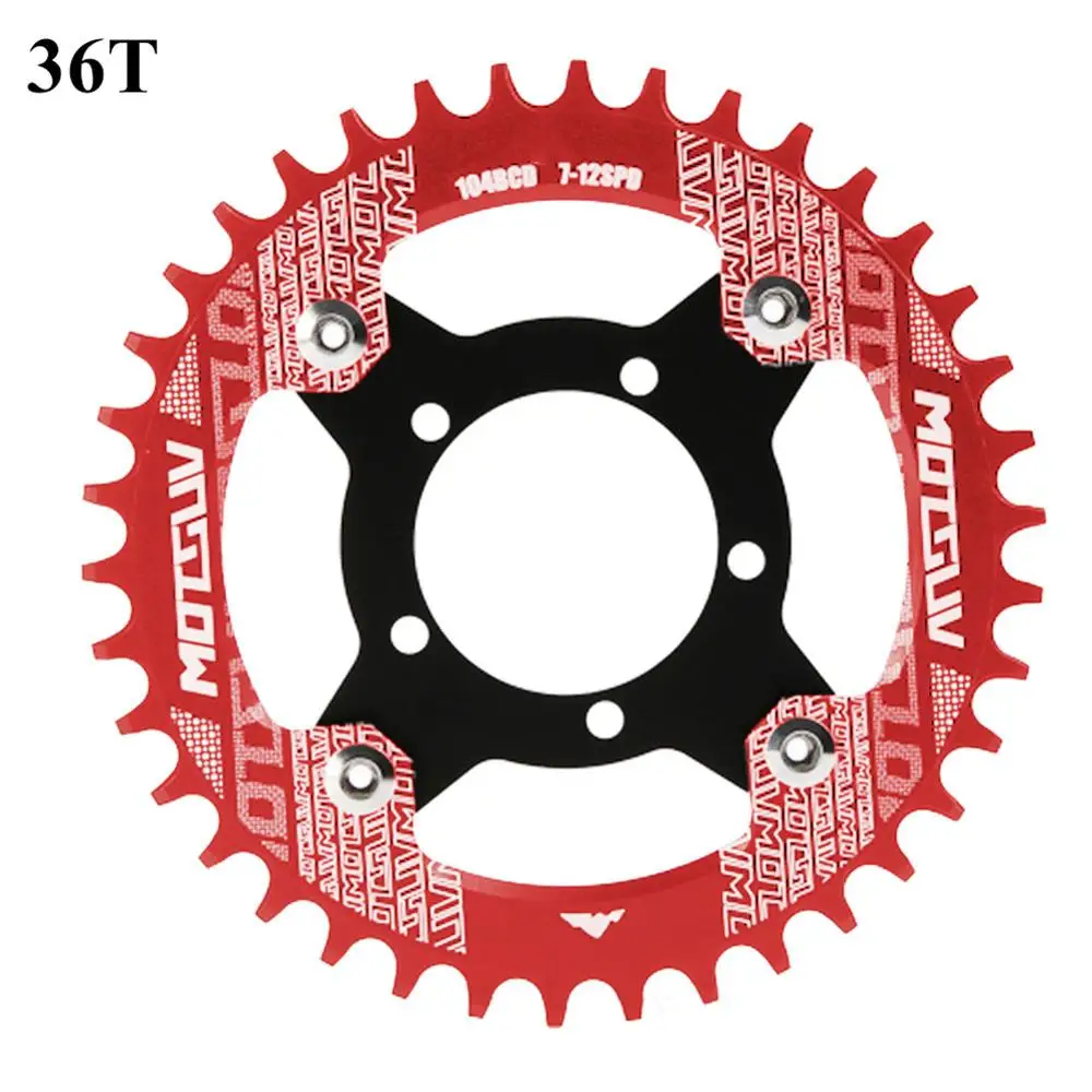 

MTB Mountain Bike Chainwheels Round Oval 96BCD 32T 34T 36T 38T Tooth Plate Narrow Wide Chainwheel Crankset Chain Ring