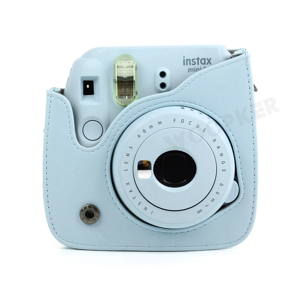 Для Fuji Fujifilm Instax Mini 9 8 + сумка для камеры с ремешком чехол протектор ремешок на