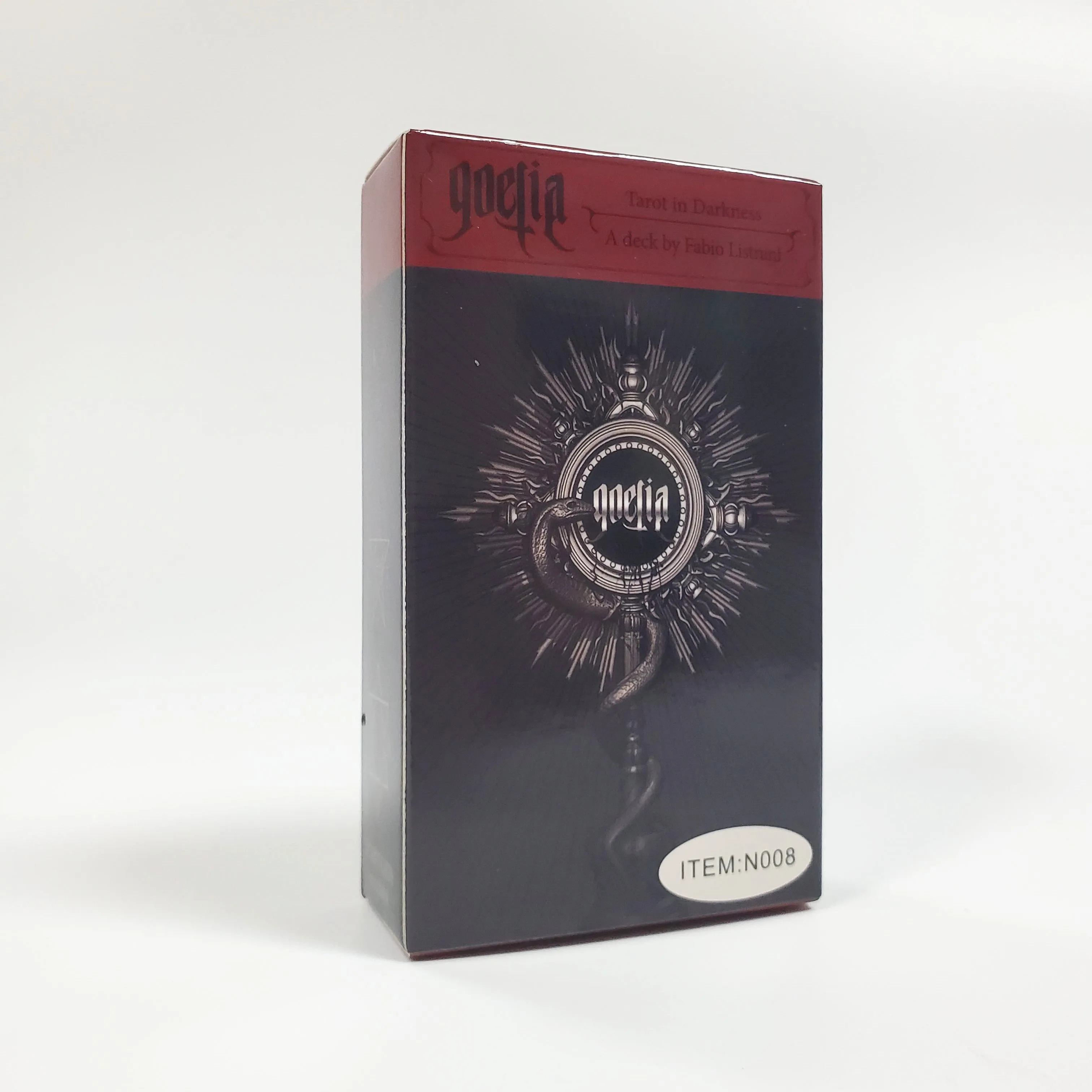 New Goetia Tarot in Darkness Tarot Party Tarot Deck Supplies English Board Game Party Playing Cards 78pcs Tarot Cards