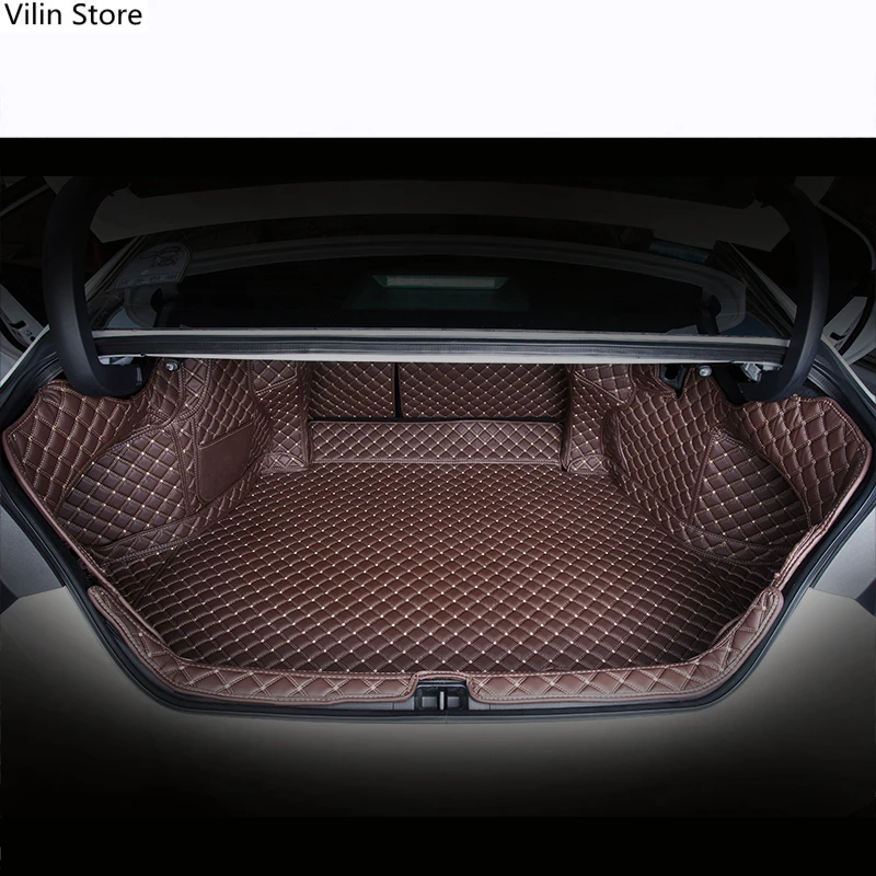 

Car Trunk Mat For Toyota Camry Fortuner Rav4 Crown Cargo Liner Interior Accessories Carpet Car Styling