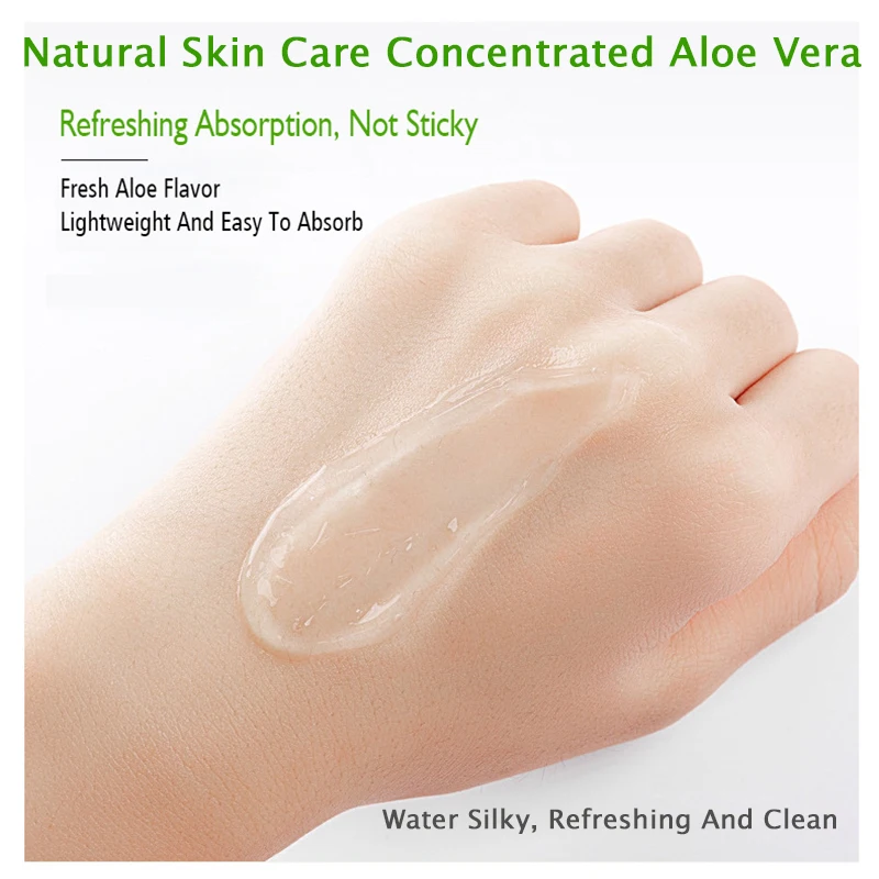 300g 99% Aloe Vera успокаивающий гель для ремонта влаги питательный крем лица удаления
