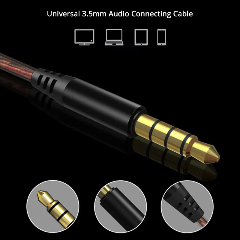 Проводные наушники с двойным динамическим драйвером Спортивная стереогарнитура