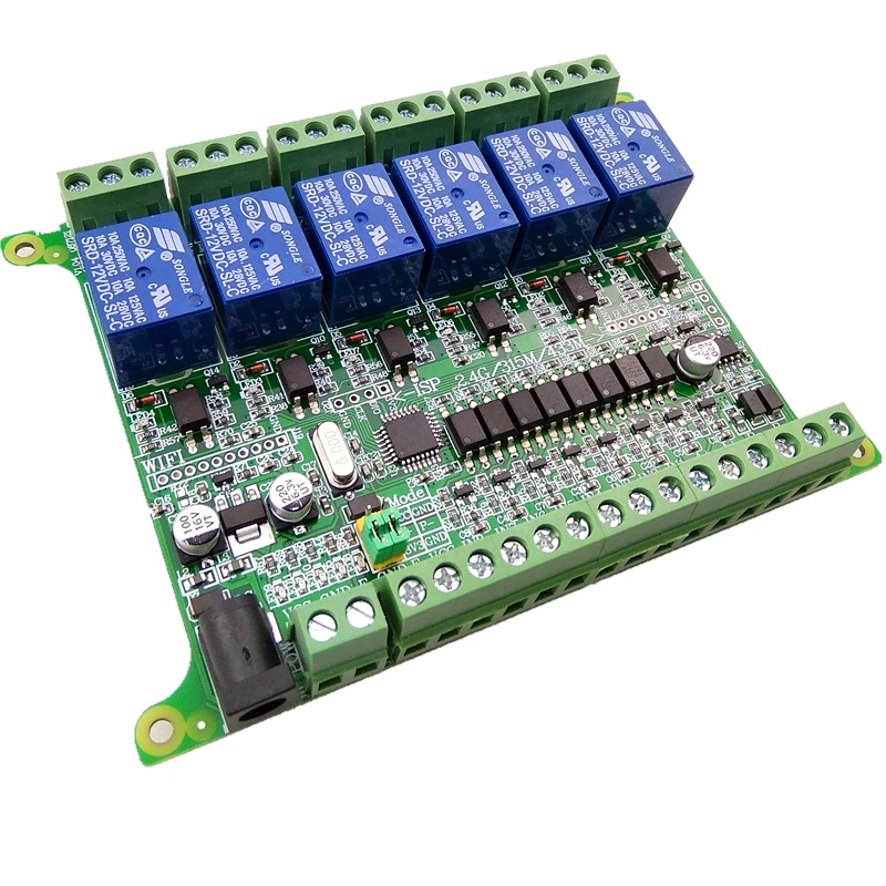 6 канальный триггерный релейный модуль MODBUS RTU RS485 доска 12v для arduino| |