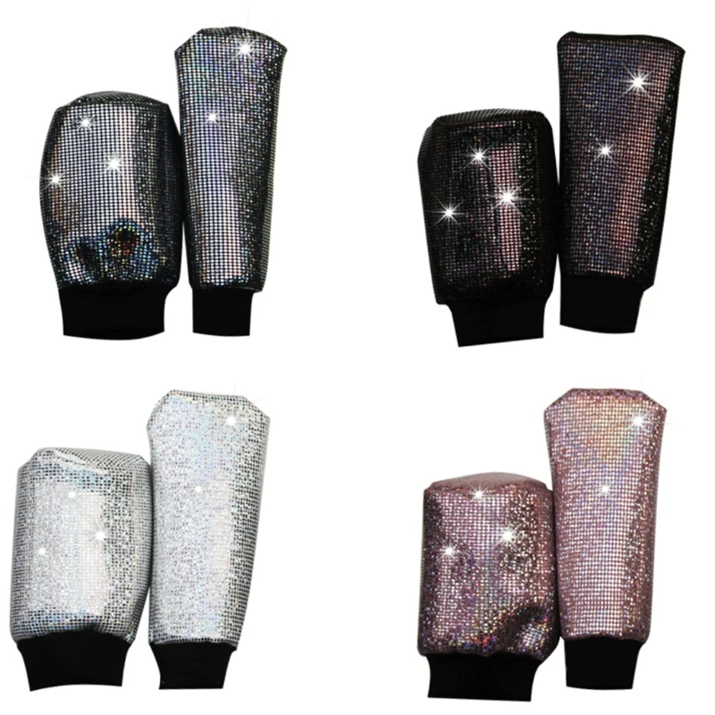 

Blingbling Car Accessories Set for Women Girls Glitter Diamond Gear Shift Konb Handbrake Cover Decorations