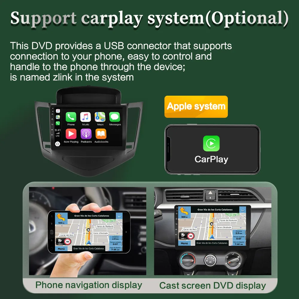 Магнитола для Chevrolet Cruze стерео-система на Android 10 0 с восьмиядерным процессором DSP 2009
