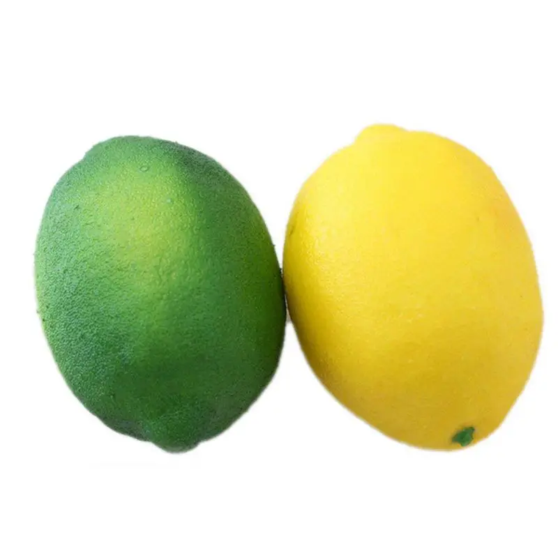 8 Pack Artificial Fake Lemons Limes Fruit for Vase Filler Home Kitchen Party Decoration Yellow and Green | Дом и сад