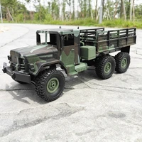 original mn 77 116 2 4g 4wd 10kmh remote control rc car led light camouflage military off road car rtr toy for boys gifts