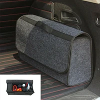 portable foldable car trunk organizer felt cloth storage box case auto interior stowing tidying container bags car supplies