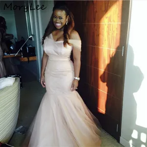 Bridesmaid Dresses Off The Shouder Floor Length Soft Tulle Mermaid Bridesmaid Gowns Wedding Party Dresses With Zipper Back Bridesmaid Dresses Off The Shouder Floor Length Soft Tulle Mermaid Bridesmaid Gowns Wedding Party Dresses With Zipper Back