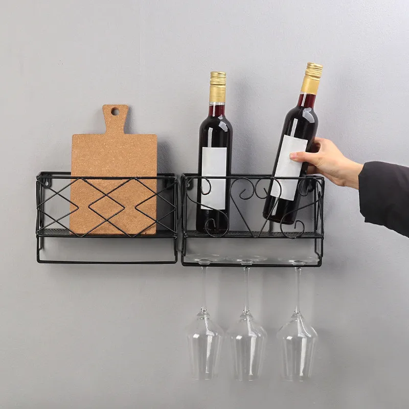 Полка для Винных Бокалов настенная подвесная полка хранения вещей подставка