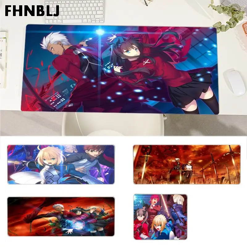 

Игровые коврики Fate Stay Night, новый дизайн, игровой коврик для мыши, размер для большой кромки, блокировка скорости, версия, игровой коврик для к...