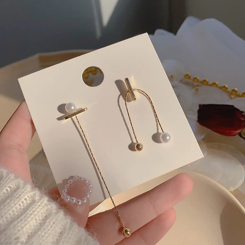 2 шт./компл. для женщин серьги модные свадебные туфли Украшенные жемчугом С