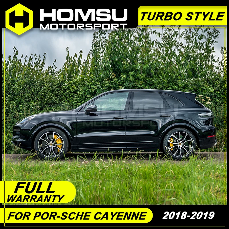 Турбо стиль PP полный комплект тела для 2018-2019 Porsche Cayenne 9Y0 тюнинг | Автомобили и