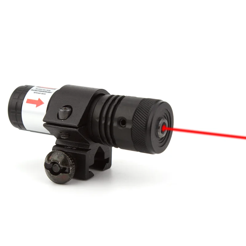 Лазерный прицел с красной точкой и планкой Пикатинни