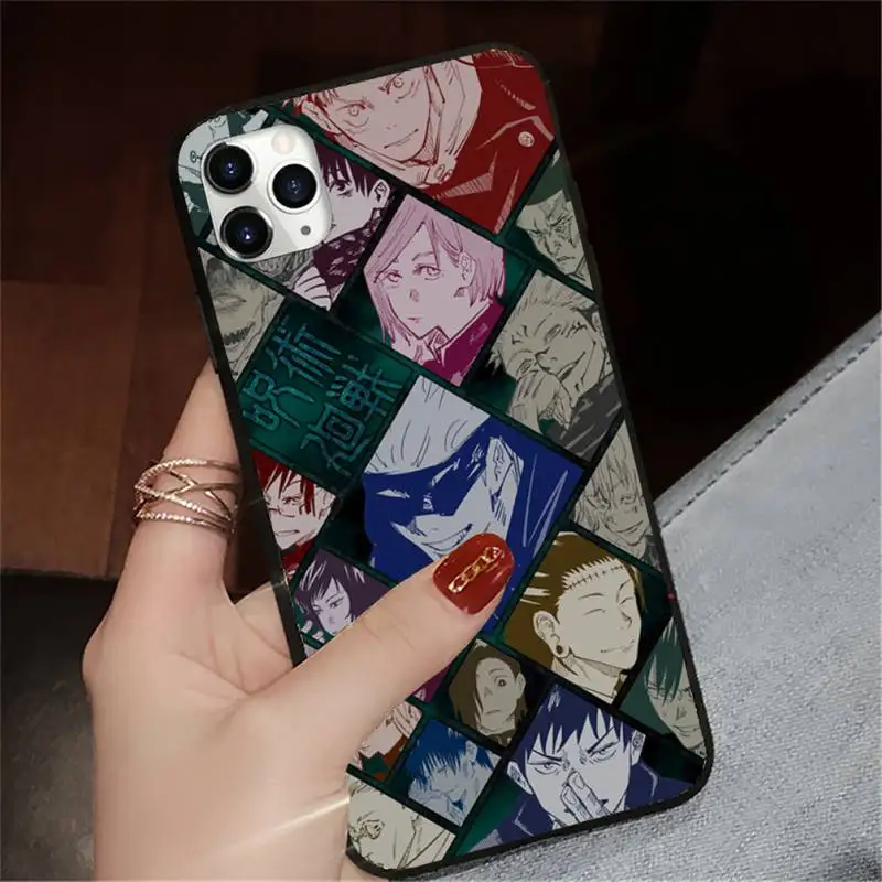 

Jujutsu Kaisen Satoru Gojo cover Phone Case for iPhone 11 12 pro XS MAX 8 7 6 6S Plus X 5S SE 2020 XR