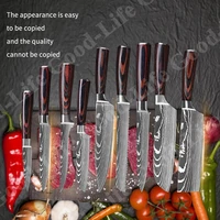 kitchen knives set forged meat cleaver knife chef knife forged stainless steel boning knife butcher vegetable cutter slicer