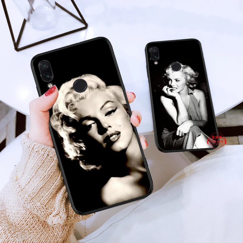 Мэрилин Монро татуировки Силиконовые случай для Redmi Примечание 4X5 Pro 6 5A Prime 7 8 |