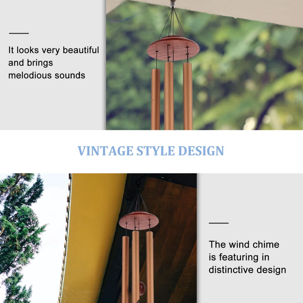 

1PC Tube Wind Chime Thanksgiving Christmas Birthday Garden Patio Wind Chime