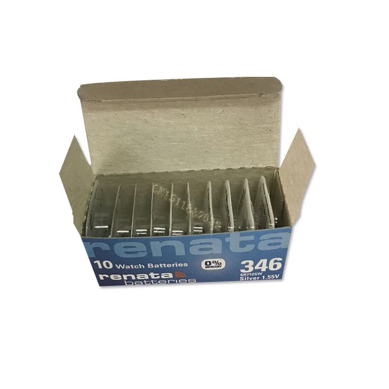 3xrenata часы с оксидом серебра батарея 346 SR712SW 712 1 55 V 100% оригинальный бренд renata