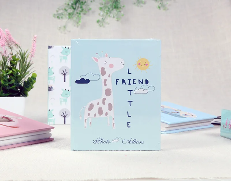 Детский фотоальбом с рисунками из мультфильмов 4D большой 6 дюймов 100 вставка