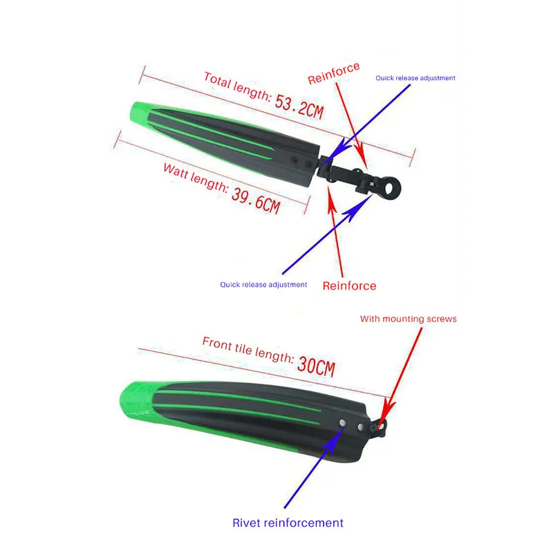 

Bicycle Fenders Wings for Bicycle Front / Rear Wheel