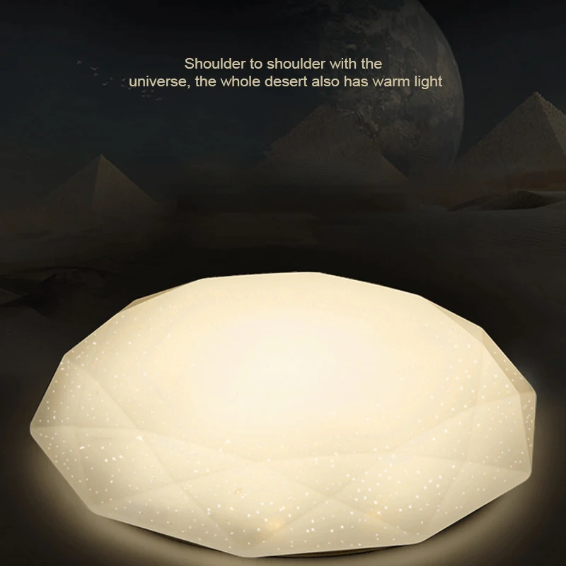 Светодиодный светильник звездного зала с бриллиантами круглый потолочный