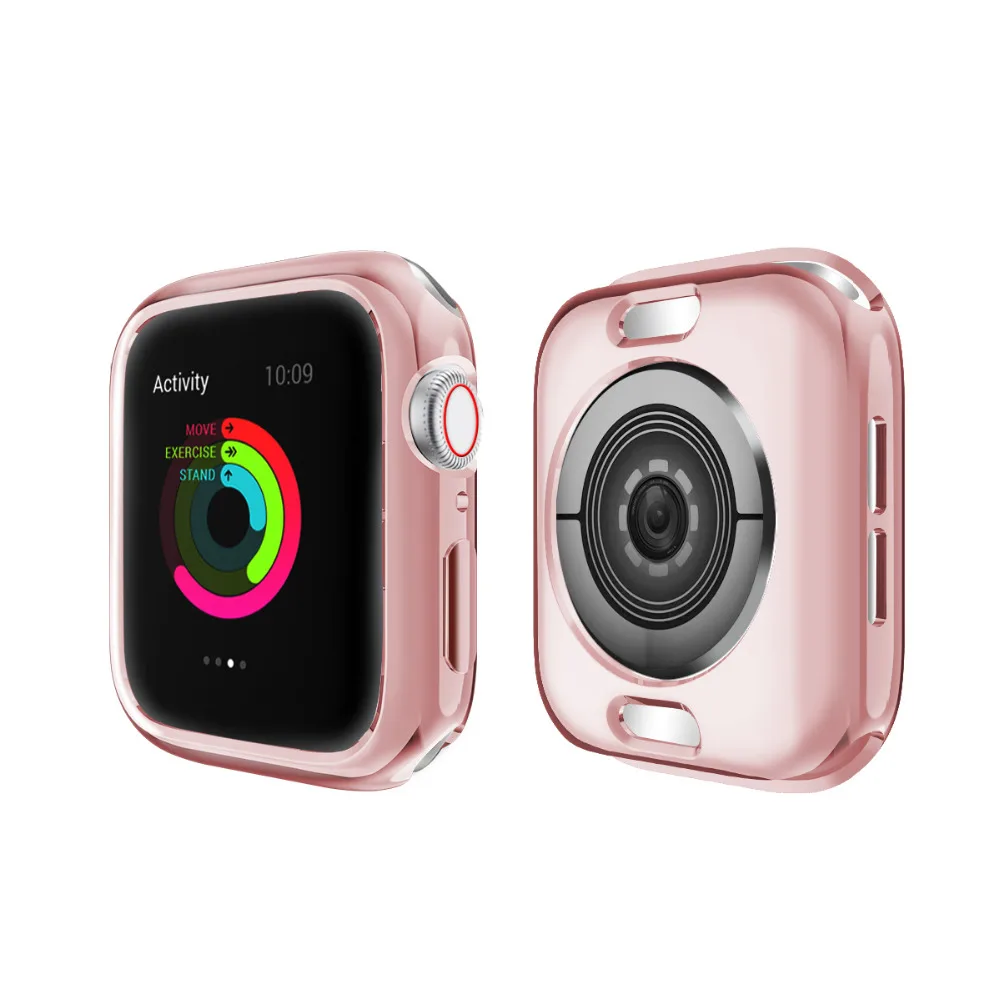 Мягкий ТПУ защитный чехол 38 мм 42 для Apple Watch 5 40 44 гибкий бампер iWatch серии 4 3 2 1|Ремешки часов| |