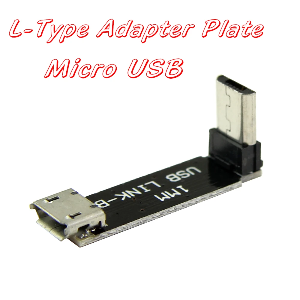 L образная плата адаптера Micro USB для FPV гоночного дрона|Детали и аксессуары| |