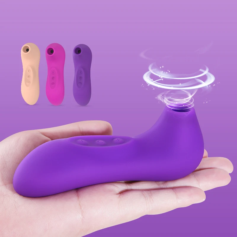 Вибратор на присоске для женщин вибратор орального секса сосание сосков