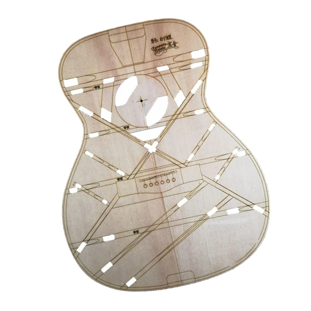 DIY 40in шаблон корпуса акустической гитары Ом для Luther Guitar Builder|Детали и аксессуары