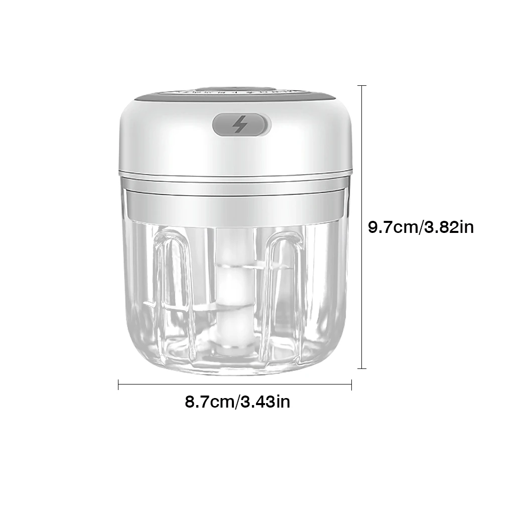 

Electric Food Crusher Mini Garlic Press Garlic Crusher Vegetable Chopper For Kitchen Crushed Garlic Crushed Ginger Crushed Chili